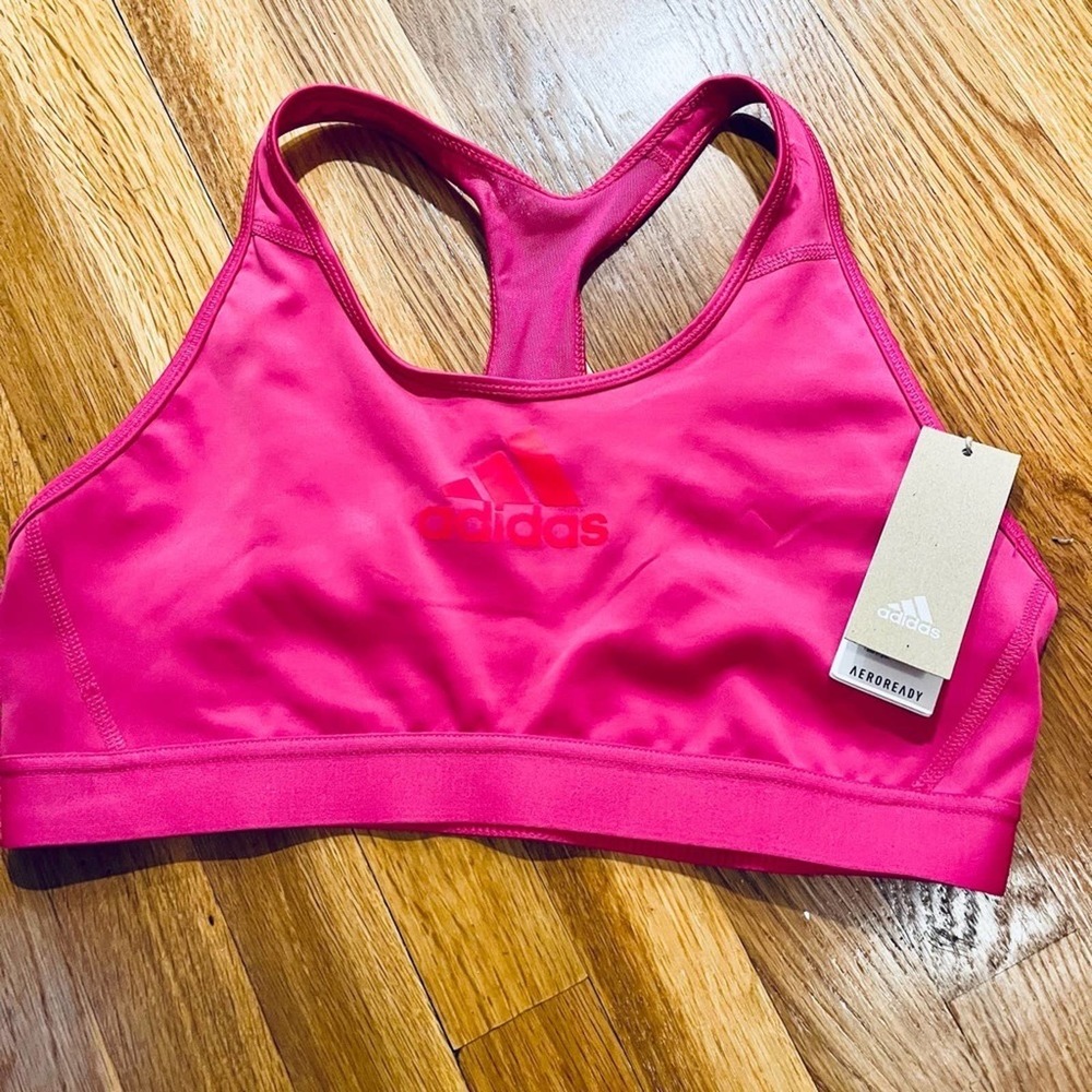 ADIDAS Women Don't Rest Alphaskin Bra Size XL Color Pink Sports Bra New with Tag
